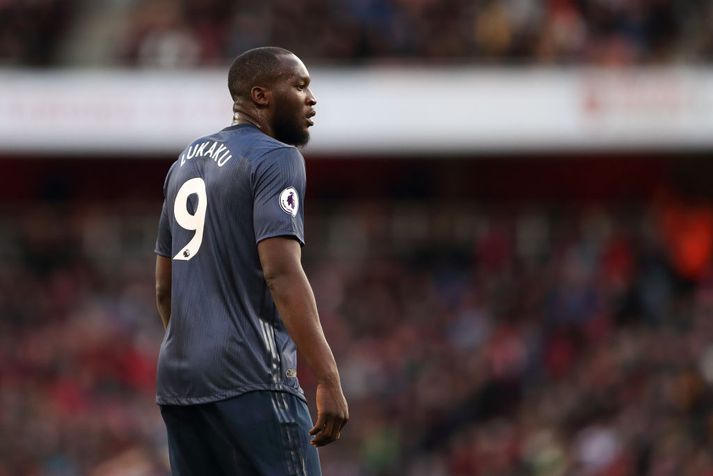 Romelu Lukaku spilaði síðast í tapi Manchester United fyrir Arsenal