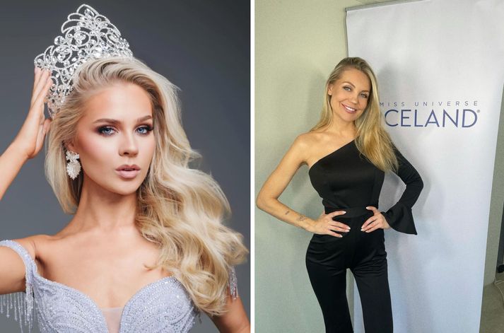 Manúela Ósk Harðardóttir, framkvæmdastýra Miss Universe Iceland (t.h.), er ein þeirra sem ritar undir tilkynningu þar sem Helena Hafþórsdóttir O'Connor (t.v.) er sökuð um rangfærslur.
