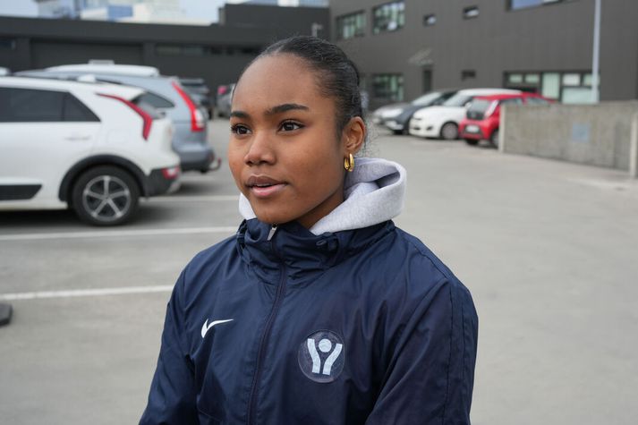 Christina Alba Marcus Hafliðadóttir er á leið á sitt fyrsta stórmót.