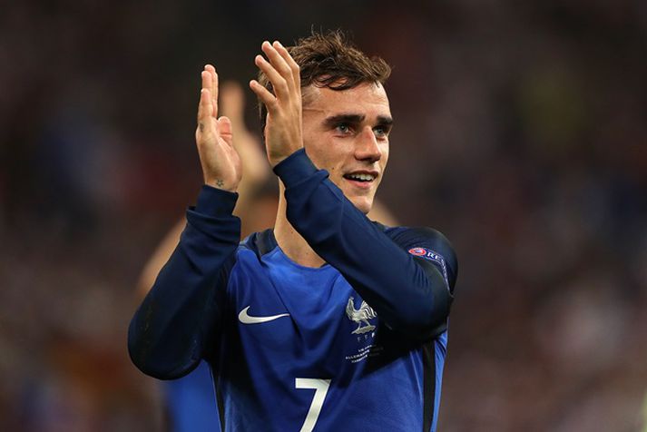 Griezmann var markahæstur á EM í Frakklandi með sex mörk.