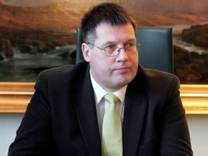 Ólafur Þór Hauksson Segir fund sinn með Carlo van Heuckelom, yfirmanni efnahagsbrotadeildar Europol, hafa gengið vel.fréttablaðið/daníel