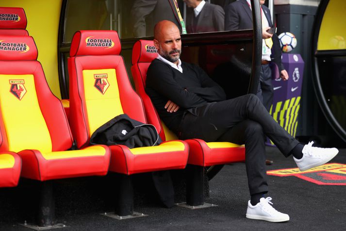 Guardiola í gær