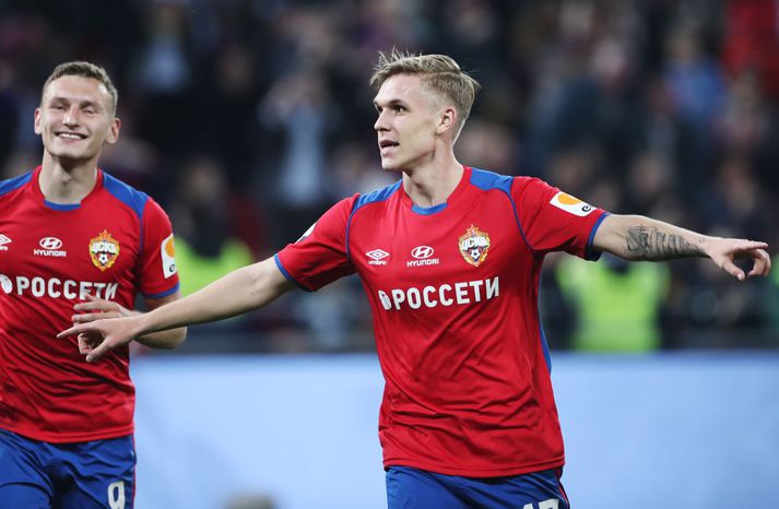 Arnór Sigurðsson er að gera góða hluti hjá CSKA Moskvu
