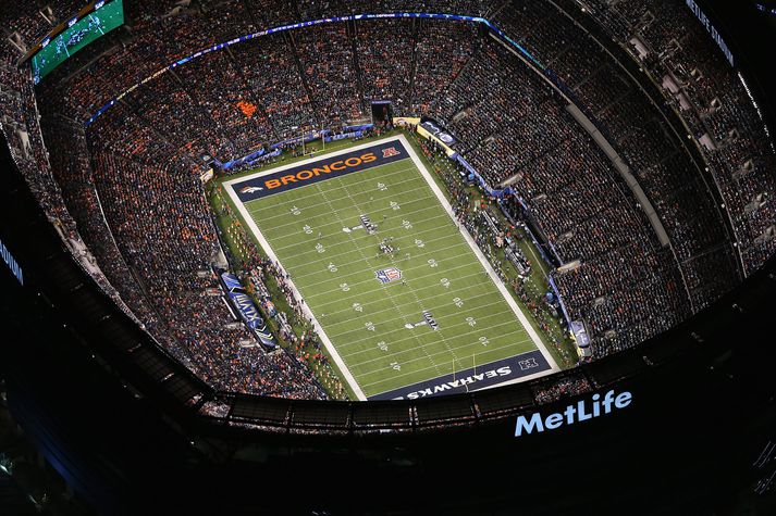 Lögregla segir börnin hafa verið neydd til að ferðast til New York og nágrennis vegna Super Bowl-leiksins.