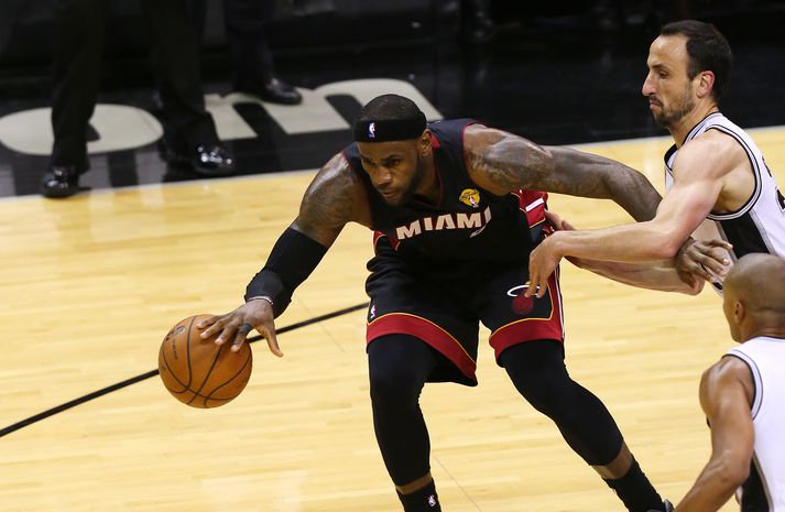 LeBron í sínum  síðasta leik fyrir Miami Heat?