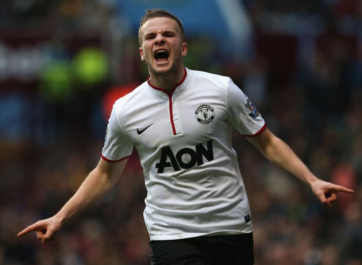 Cleverley leiddist ekki að skora