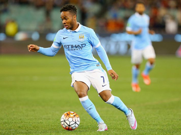 Sterling í leik með City.