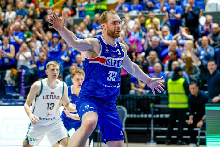 Tryggvi Snær Hlinason hefur nú fagnað fjórum sigrum í röð með Bilbao og gengið vel eftir landsleikina um síðustu mánaðamót.