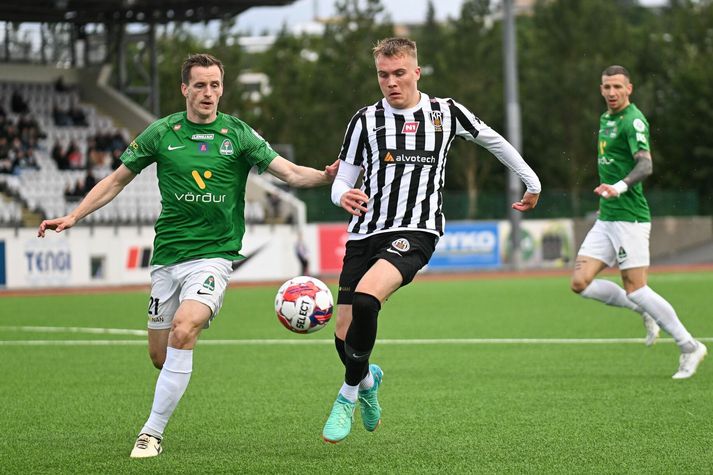 Benoný Breki Andrésson og félagar í KR hafa þurft að bíða í meira en sextíu daga eftir sigri í Bestu deildinni.
