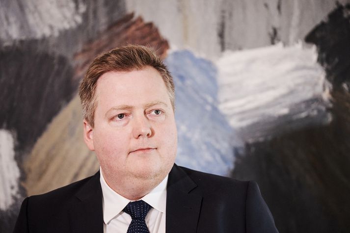 Sigmundur Davíð Gunnlaugsson, formaður Miðflokksins. 