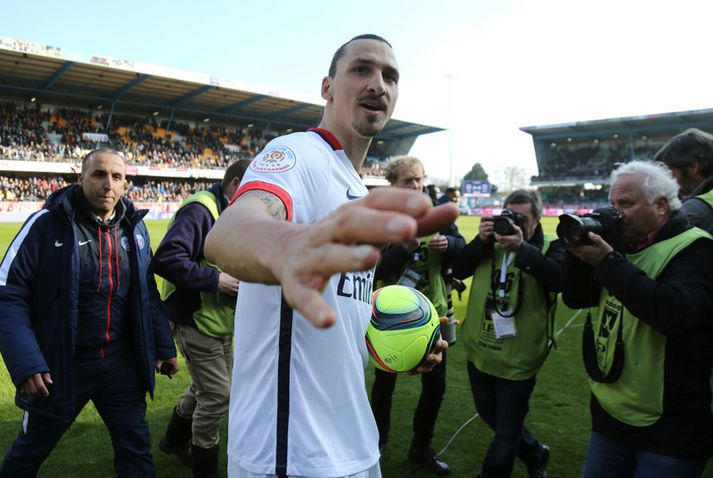 Zlatan Ibrahimovic fékk skiljanlega mikla athygli eftir leikinn í gær.