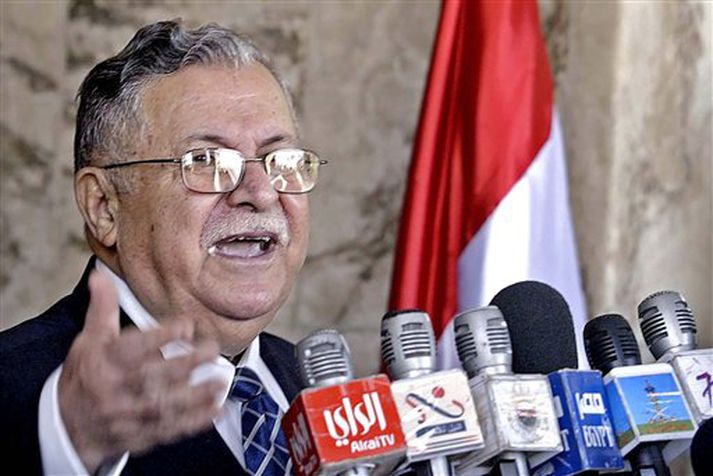 Jalal Talabani, forseti Íraks.
