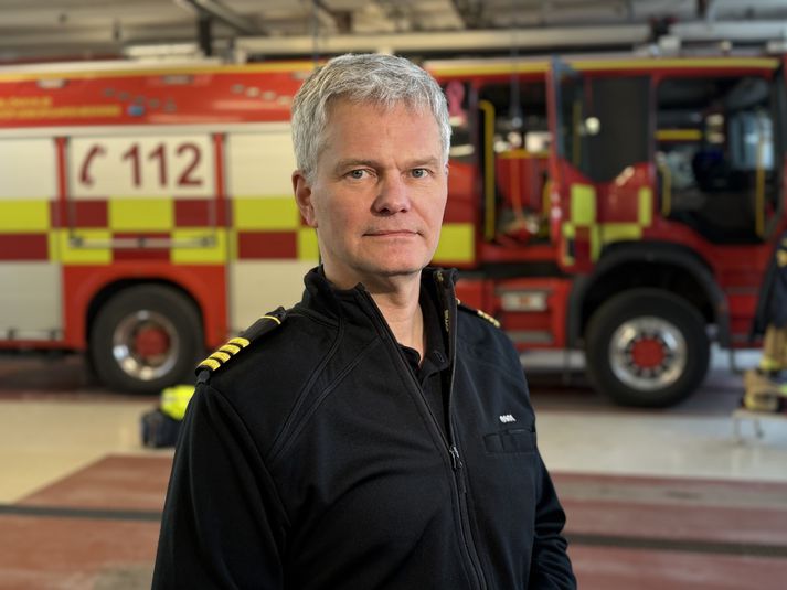 Birgir Finnsson slökkviliðsstjóri á höfuðborgarsvæðinu. 