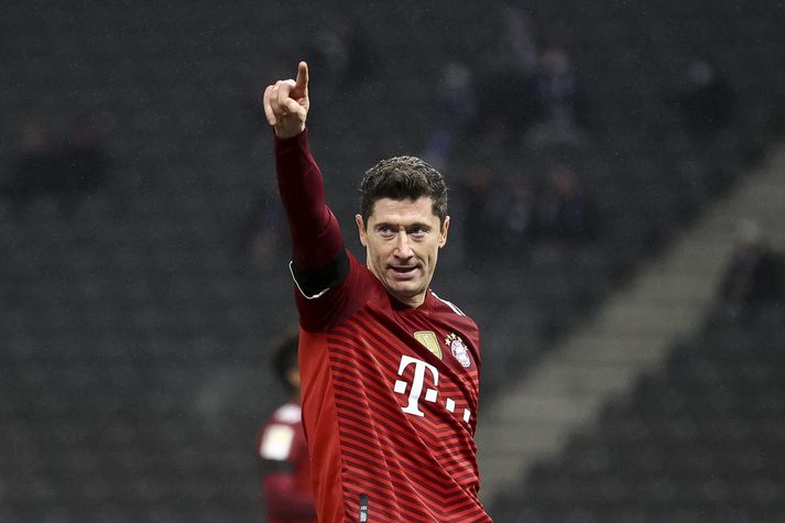 Robert Lewandowski hefur skorað 344 mörk fyrir Bayern München. Þau verða væntanlega ekki fleiri.