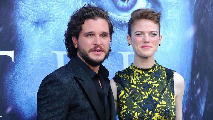 Harington og Leslie falleg saman.