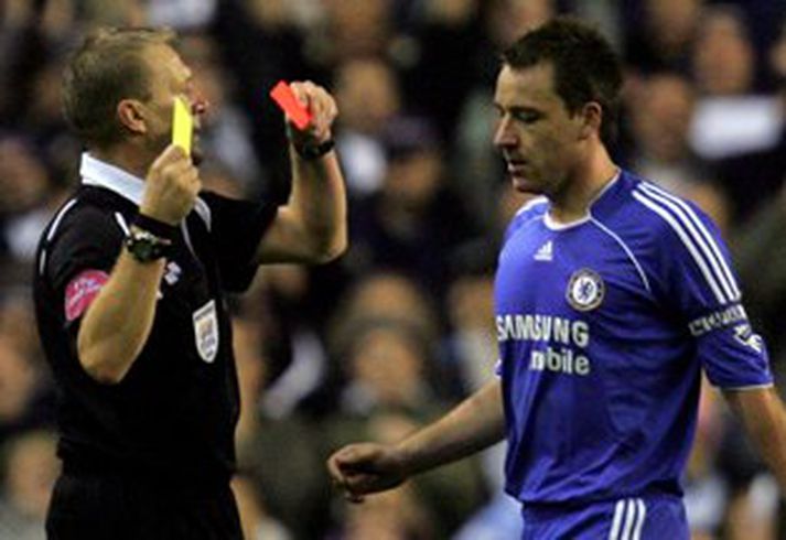 Leikmenn Chelsea hafa fimm sinnum fengið beint rautt spjald í vetur