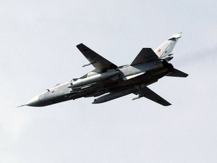 Vélarnar eru að gerðinni SU-24.