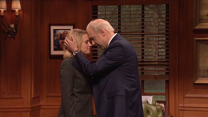 Kate McKinnon og Jason Sudeikis.