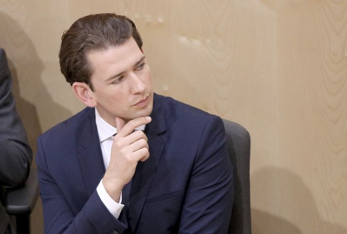 Sebastian Kurz, fyrrverandi kanslari og formaður Þjóðarflokksins.