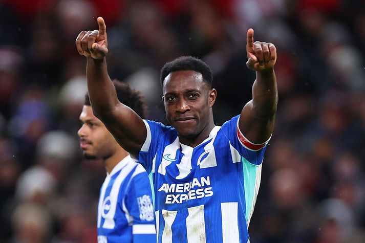 Danny Welbeck skoraði afar laglegt mark gegn sínu gamla liði í dag.