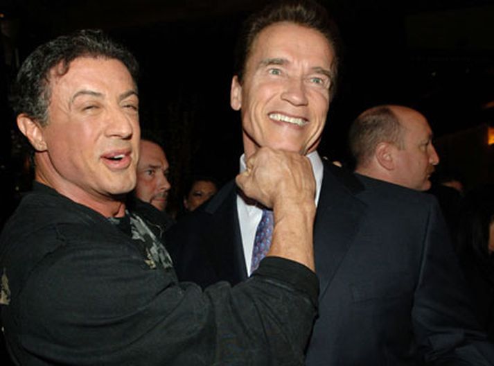 Stallone og Schwarzenegger ætla að taka á því í Expendables 2.