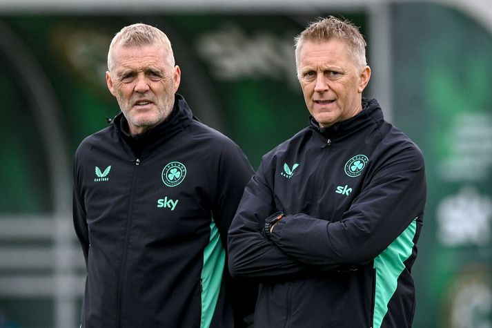 Guðmundur Hreiðarsson og Heimir Hallgrímsson mynda gott teymi og hafa komið víða við saman á sínum ferli. 