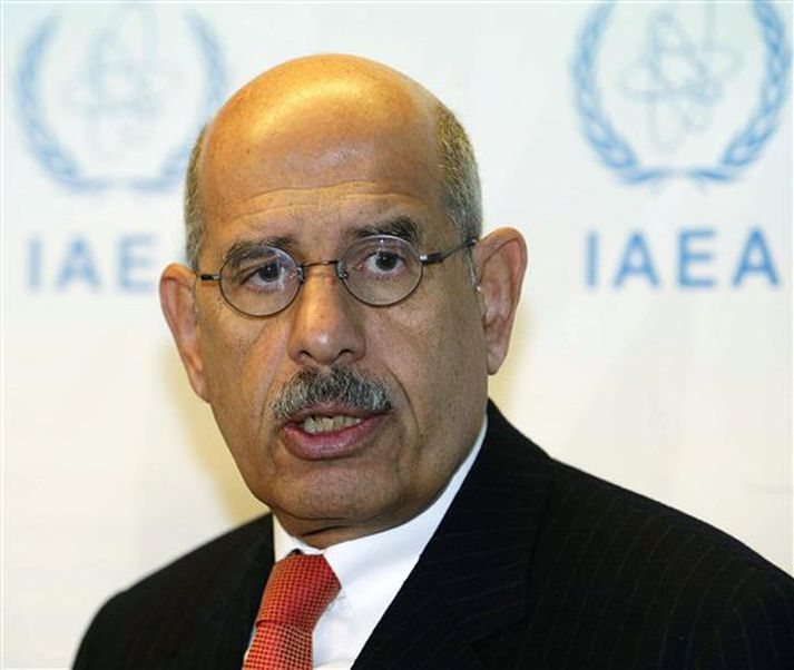 Mohammad ElBaradei, yfirmaður Alþjóðakjarnorkumálastofnunarinnar.