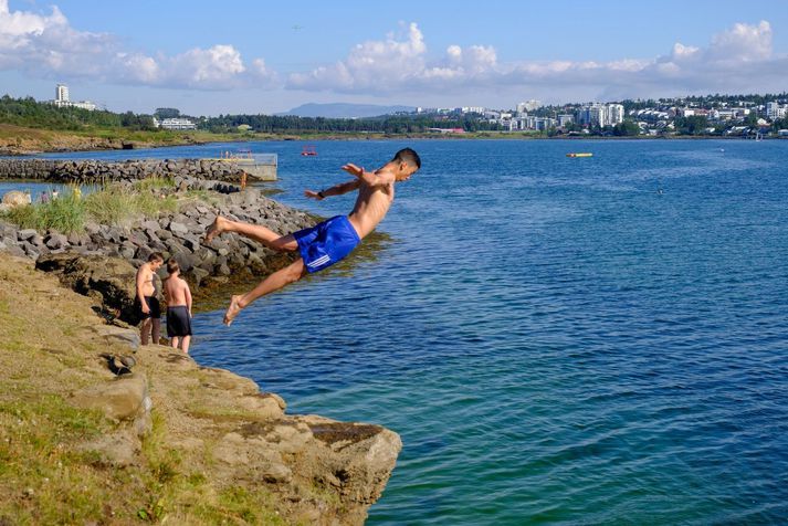 Margir hafa notið veðurblíðunnar síðustu daga. Myndin er úr safni.