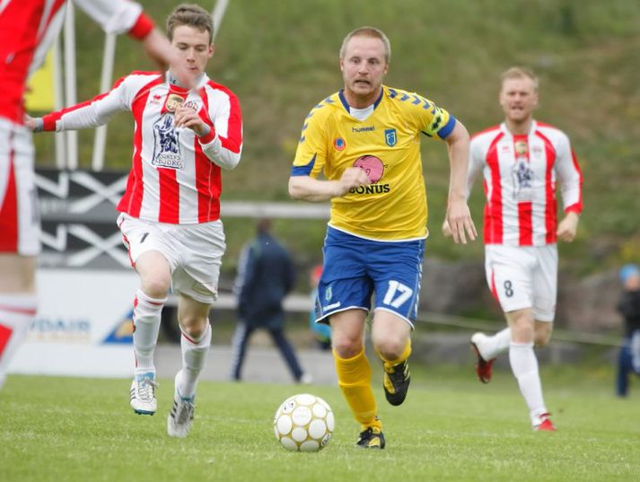 Úr leik Fjölnis og Þróttar.