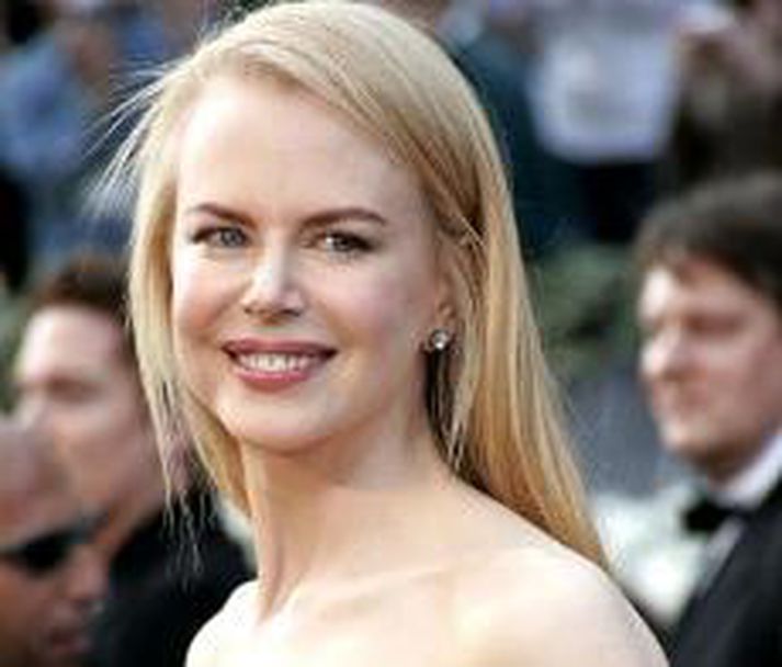 Nicole Kidman mætir til Óskarsverðlaunahátíðarinna fyrr á þessu ári.