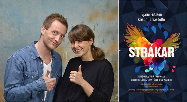 Höfundar bókarinnar Strákar, Bjarni Fritzson og Kristín Tómasdóttir eru með útgáfupartý í kvöld.