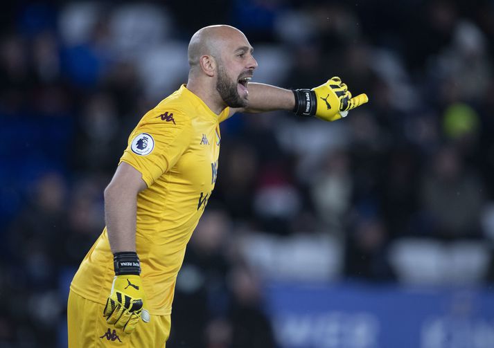 Pepe Reina er lánsmaður hjá Aston Villa frá AC Milan.