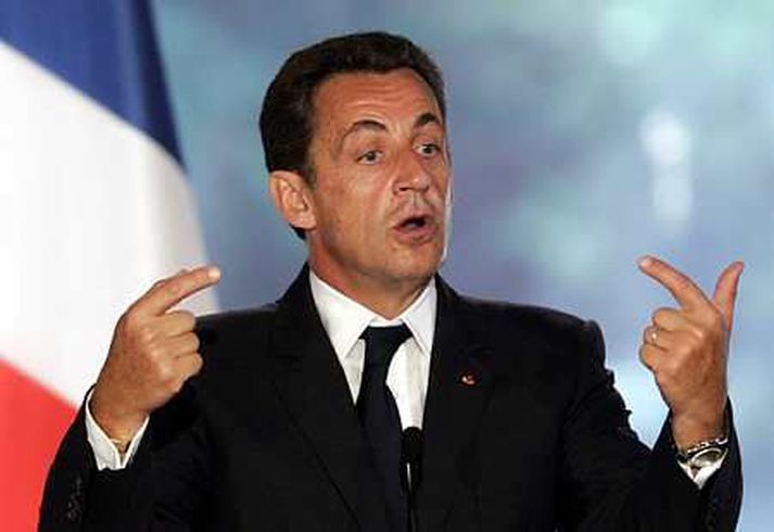Nicolas Sarkozy, forseti Frakklands.