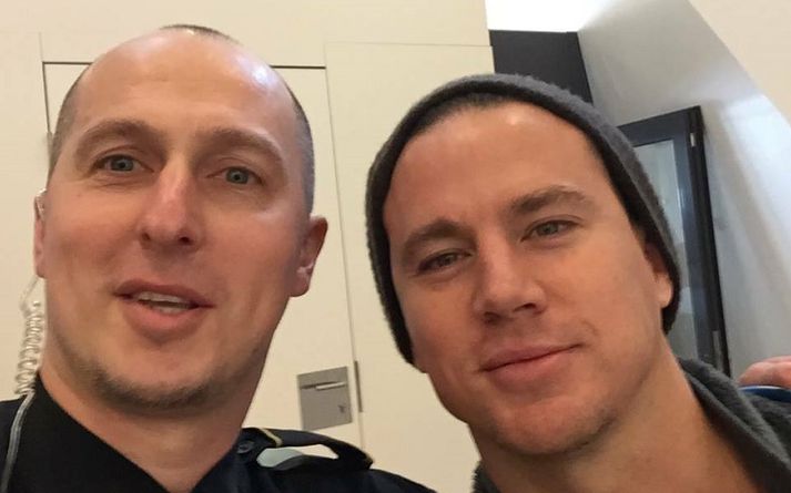 Lögreglan telur ástæðu til þess að benda á að Channing Tatum er maðurinn hægra megin á myndinni.