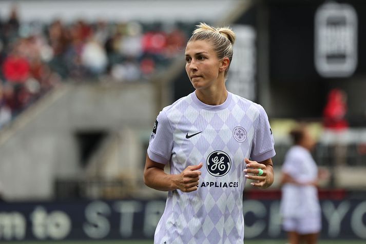 Kayla Fischer missti stjórn á skapi sínu í leiknum við Angel City og er á leið í bann.