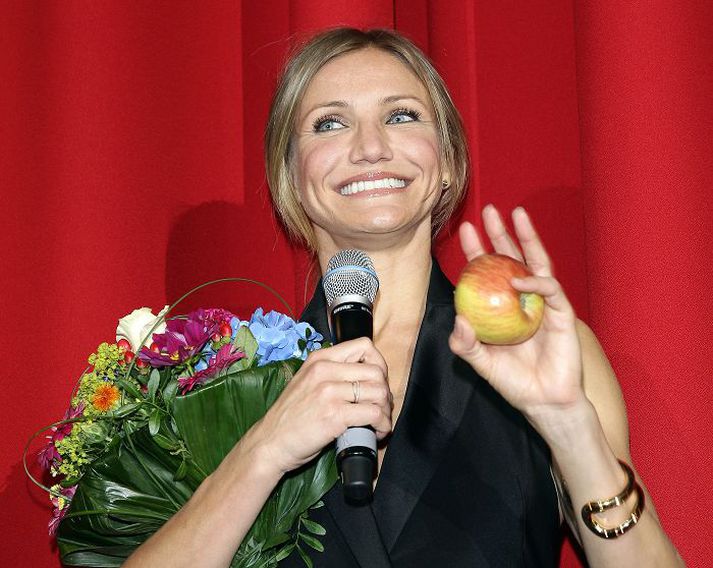Fyrirsætan fyrrverandi, Cameron Diaz, verður fertug á næsta ári og þrátt fyrir skort á leikaramenntun er hún meðal vinsælustu leikara í Hollywood í dag.
Nordicphoto/getty