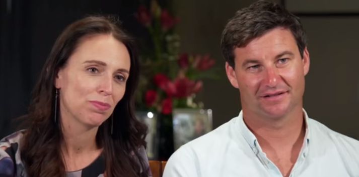 Jacinda Ardern og Clark Gayford vissu ekki hvernig þau áttu að haga sér.