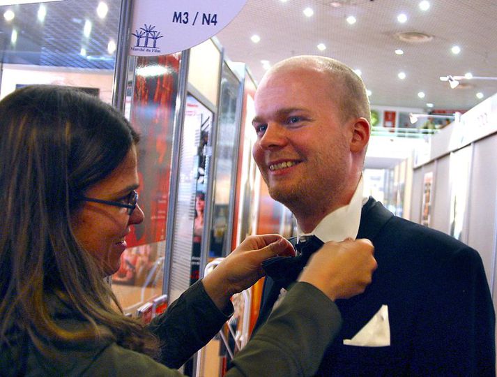 Grímur Hákonarson, leikstjóri og sigurvegari Skjaldborg, á Cannes hátíðinni.