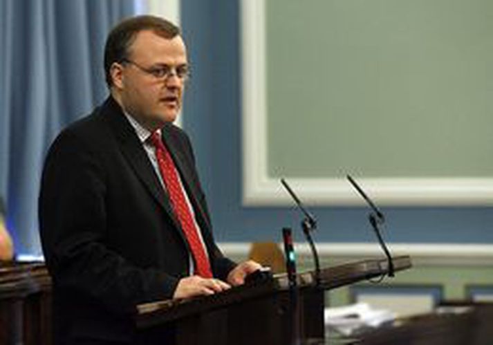 Gylfi Magnússon, viðskiptaráðherra.