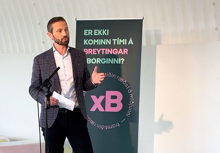 Einar Þorsteinsson oddviti Framsóknar í Reykjavík kynnti helstu stefnumál flokksins síðdegis í dag.