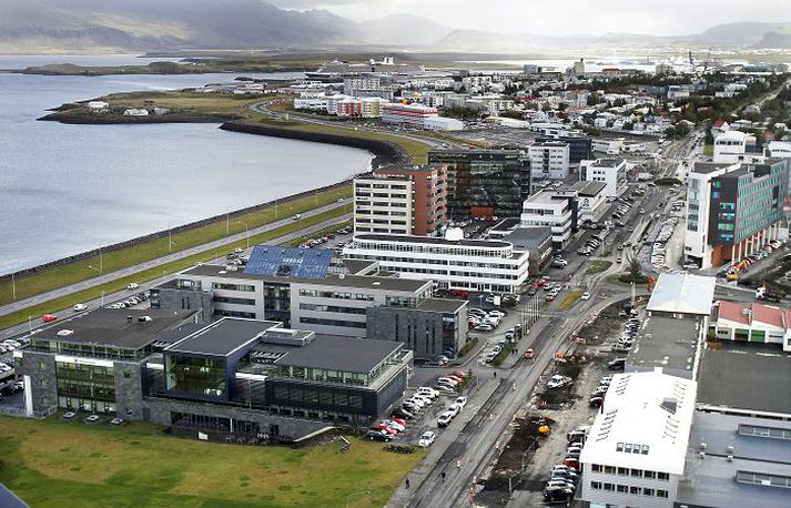 Borgartún í Reykjavík. Eik og Landfestar eiga atvinnuhúsnæði víðs vegar á höfuðborgarsvæðinu.