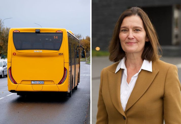Salvör Nordal er umboðsmaður barna, en hún óskar eftir upplýsingum um verklagsreglur Strætó.