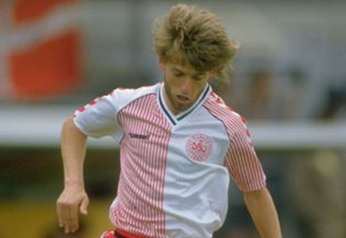 Hinn hárfagri Jesper Olsen á HM 1986