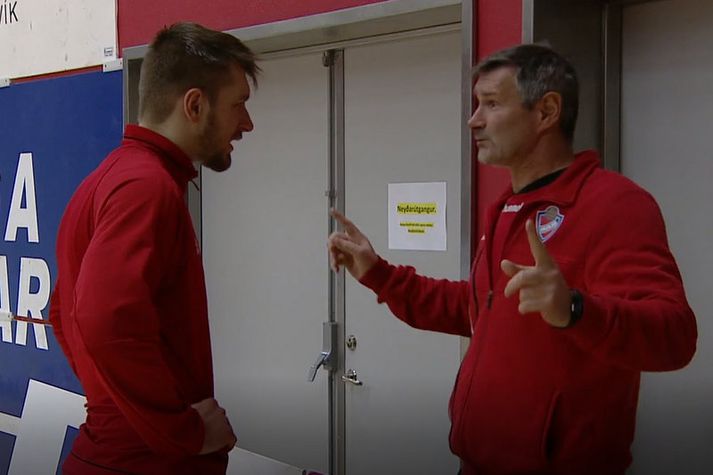 Petr og Adam Haukur Baumruk.