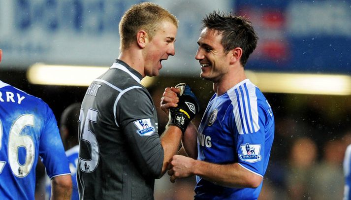 Frank Lampard og Joe Hart.
