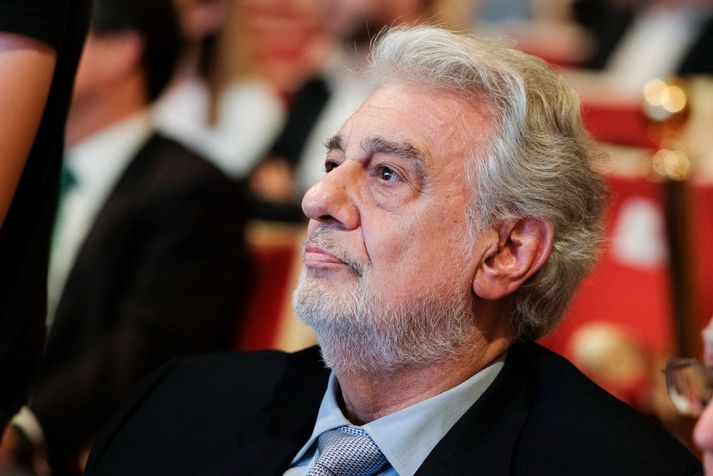 Placido Domingo er 78 ára gamall. Hér sést hann á hátíð í Madrid um miðjan júlímánuð.