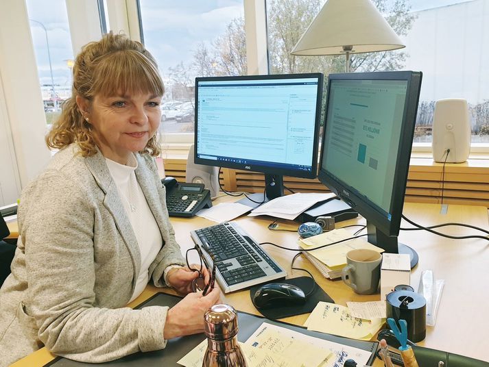 Unnur Sverrisdóttir, forstjóri Vinnumálastofnunnar, hefur haft í nógu að snúast eins og aðrir starfsmenn stofnunarinnar síðustu daga.