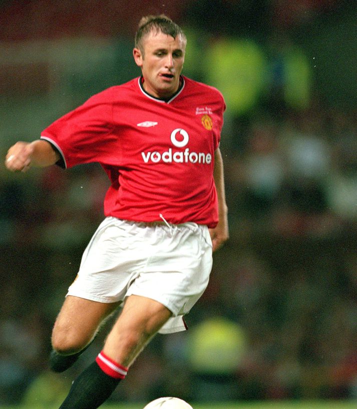 Wallwork í leik með Man. Utd.