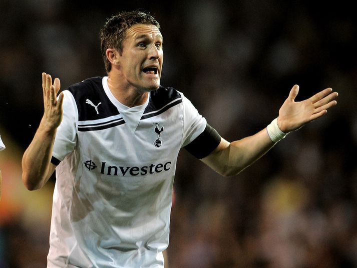 Robbie Keane er í byrjunarliði Tottenham.