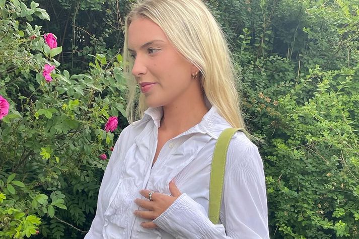 Valdís Jóna Mýrdal nýtur lífsins í Stokkhólmi.